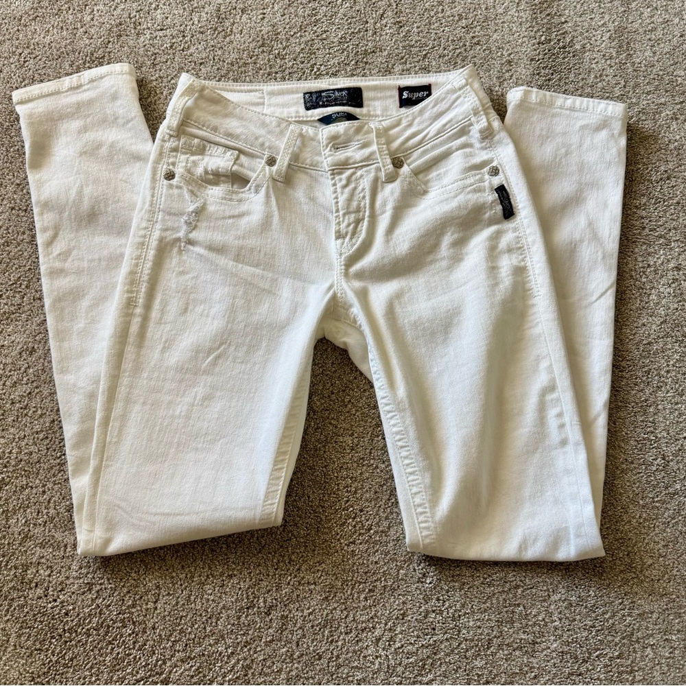 Silver Suki mid-rise Skinny Jean 26x31